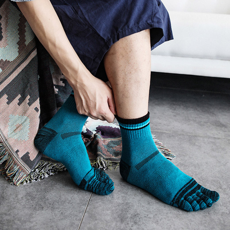 Stripes Sports Toe Socks Gift Box