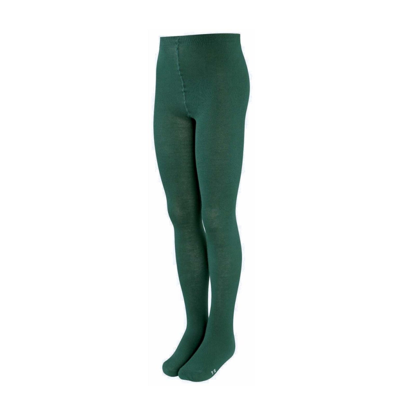 Winter School Cotton Tights - Green