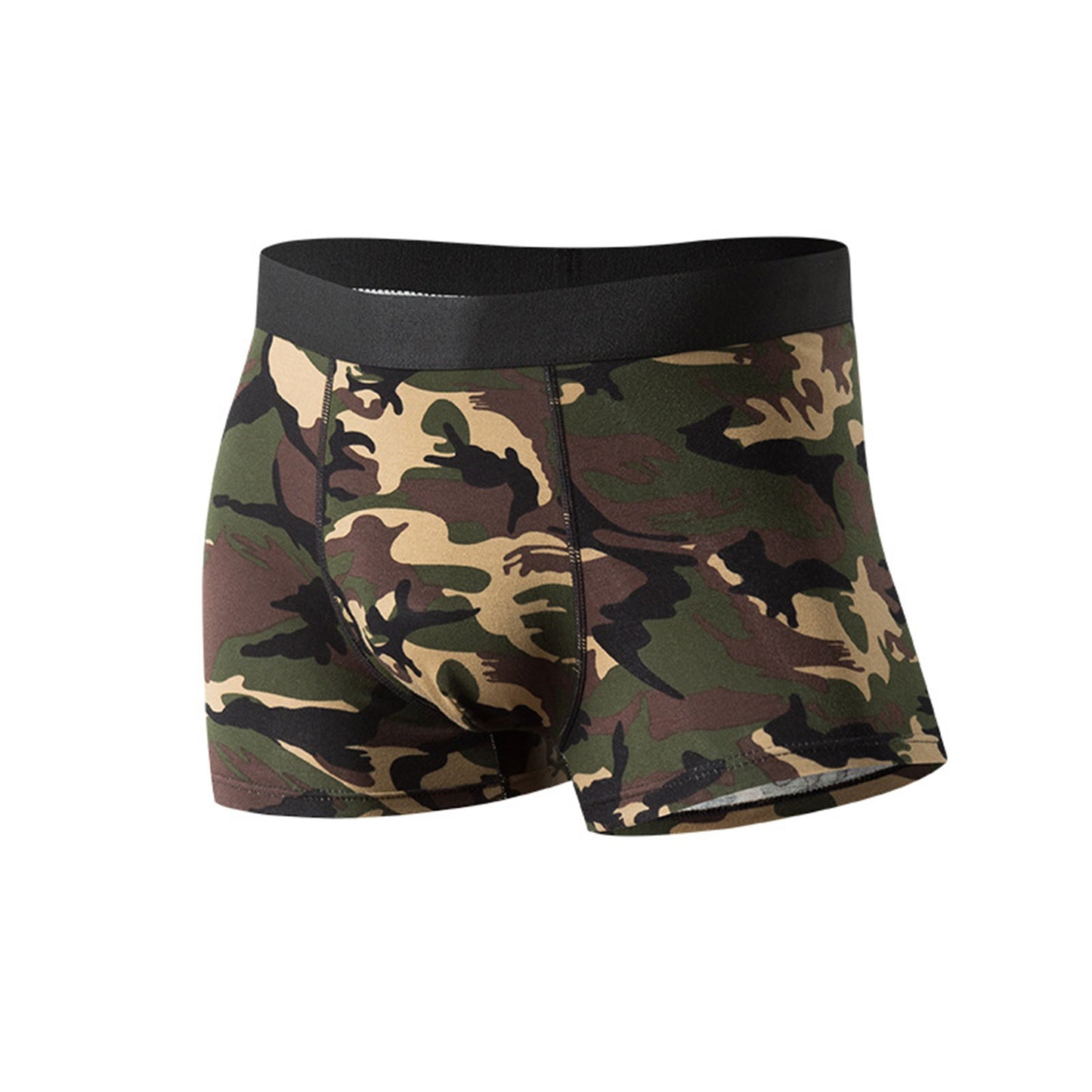 Mens 5 Pairs Camouflage breathable Boxer Underwear