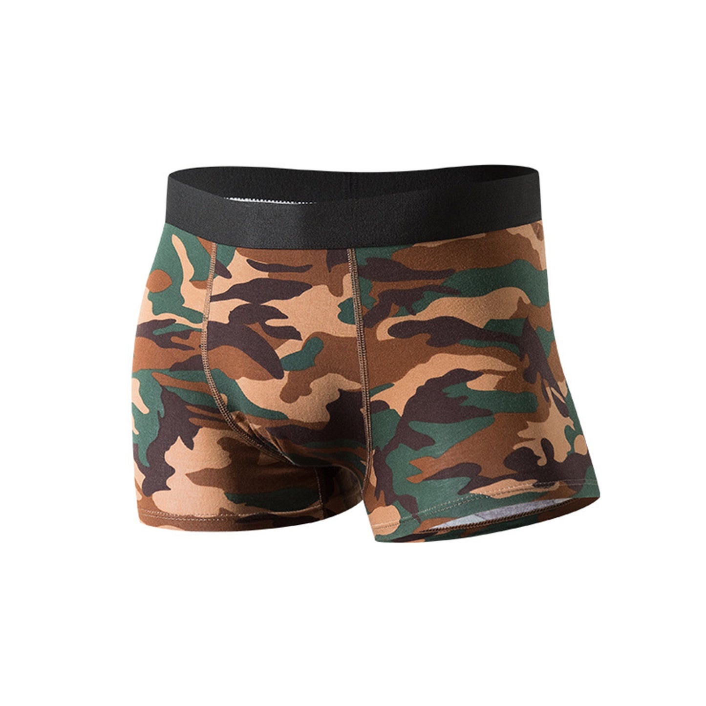 Mens 5 Pairs Camouflage breathable Boxer Underwear