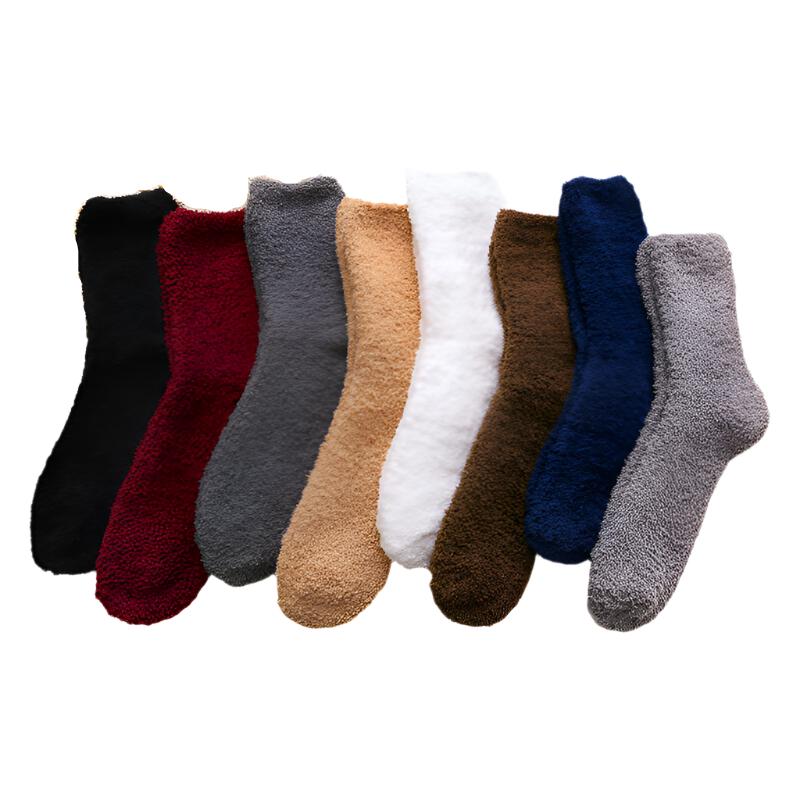 Fluffy Winter Pack Sleeping Bed Socks Thick Unisex – Pantsnsox