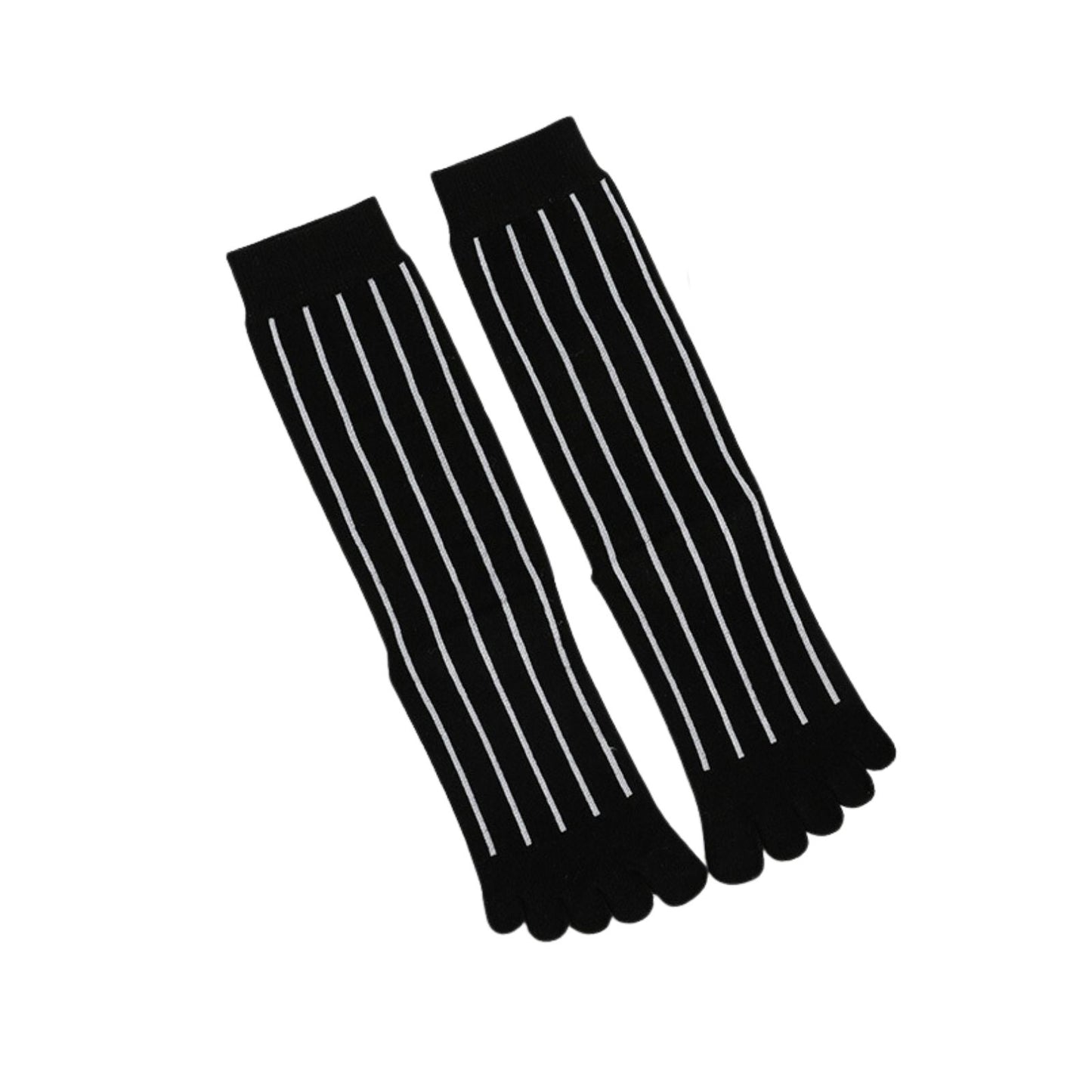 Casual Black Diamond Toe Socks Gift Box