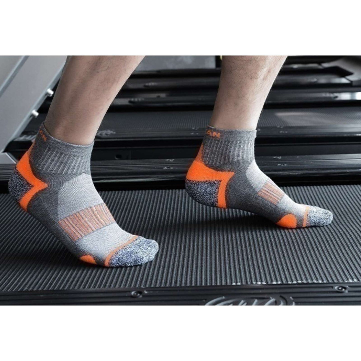 Pantsnsox 6 Pairs Anti-blister Ankle Athletic Half Cushioned Socks