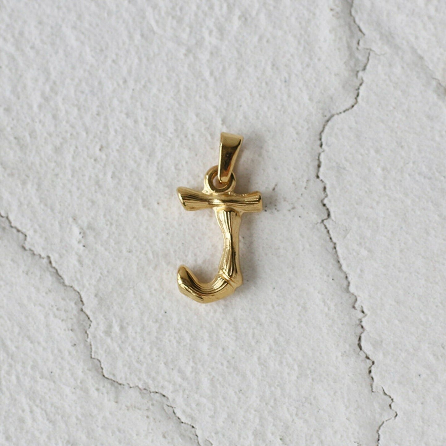 18ct Gold Plated Initial Letter A to Z Charm Pendant Words Necklace Gift