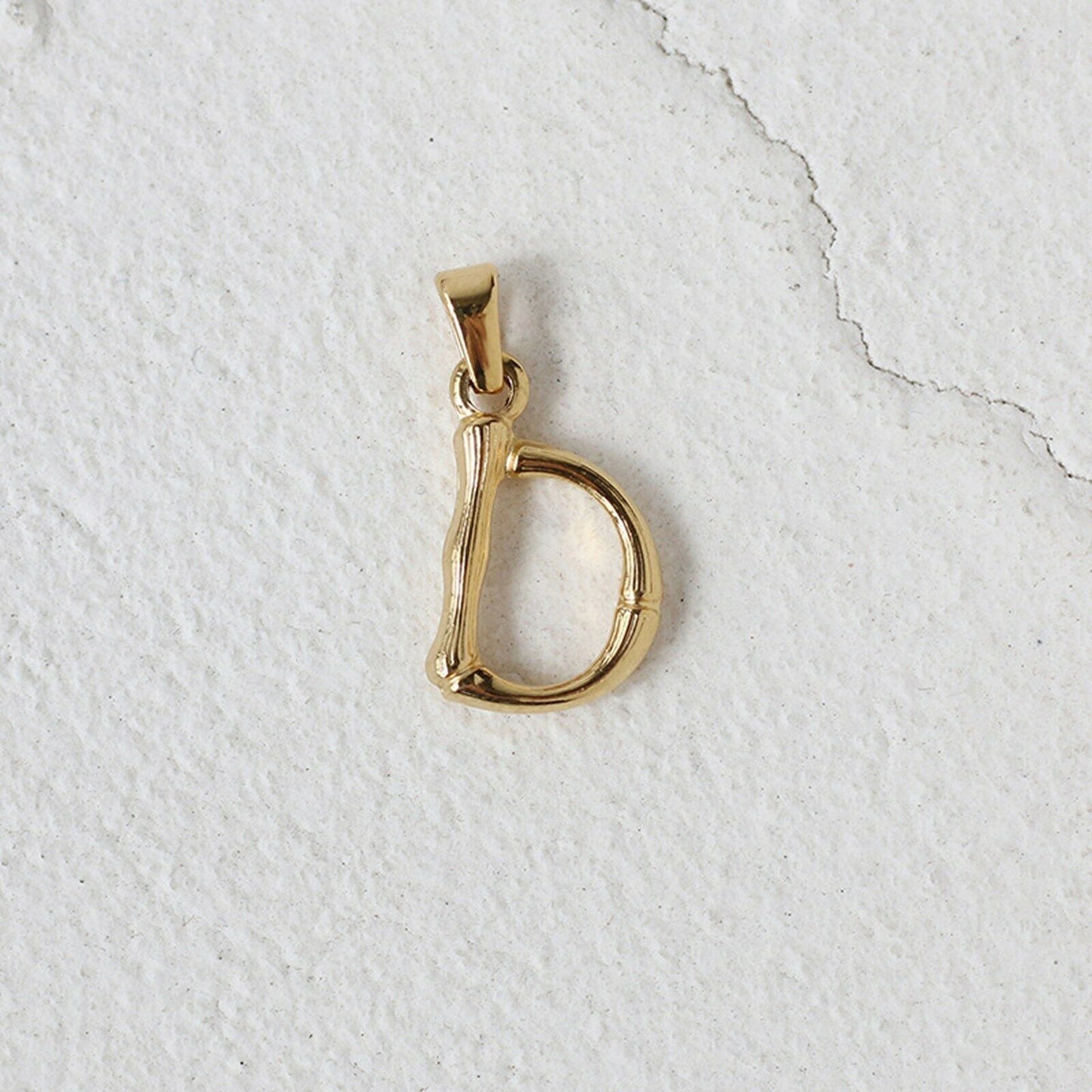 18ct Gold Plated Initial Letter A to Z Charm Pendant Words Necklace Gift