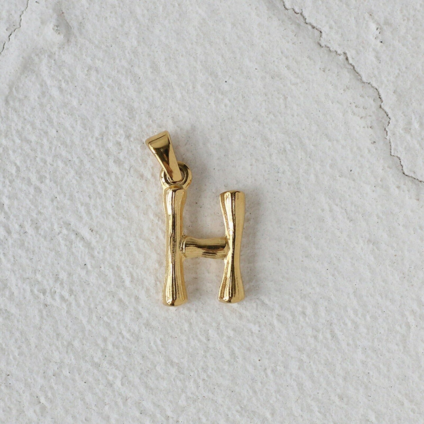 18ct Gold Plated Initial Letter A to Z Charm Pendant Words Necklace Gift