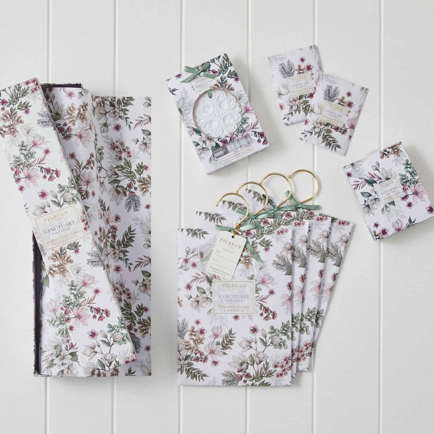 Pilbeam Sanctuary Fresh Floral Hanging Sachets