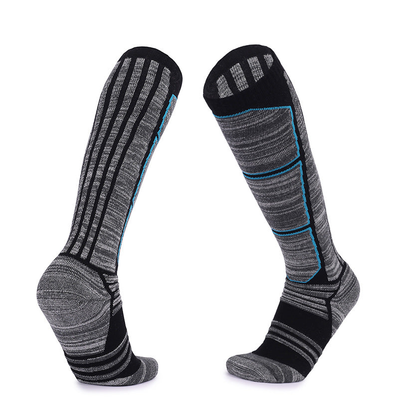 Men's 3 Pairs Winter Outdoor Cushion Ski Socks