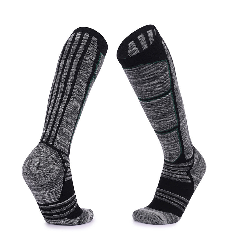 Men's 3 Pairs Winter Outdoor Cushion Ski Socks