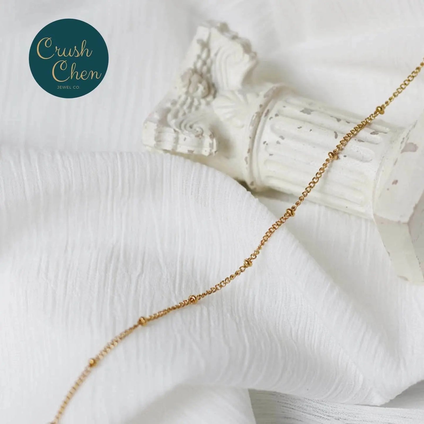 Unique Gold Plate Womens Girls Solid Necklace Chain For Pendant Fashion Jewelry Pantsnsox