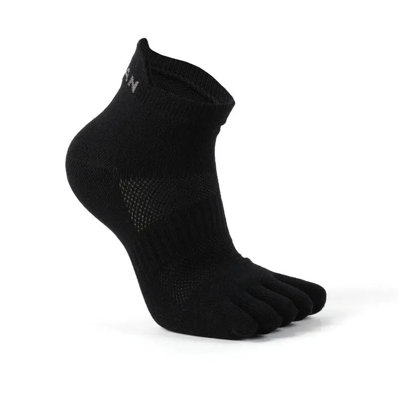 Breathable Cotton 6 Pack Socks Sports Running Toe socks Pantsnsox Midweight Mini Crew Unisex Toesocks Meikan