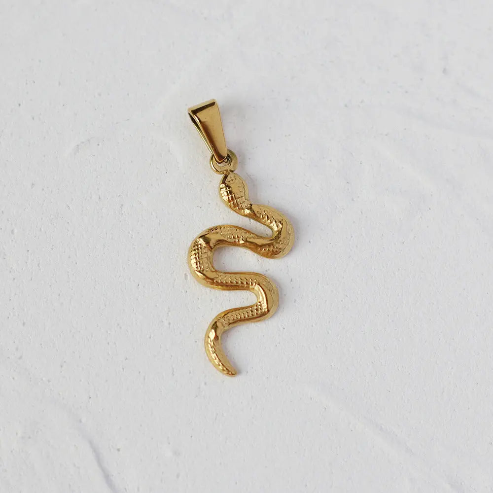 Gold Plated Roman Coin Pendant 15 sku-15-L15 S型灵蛇 Crushes.