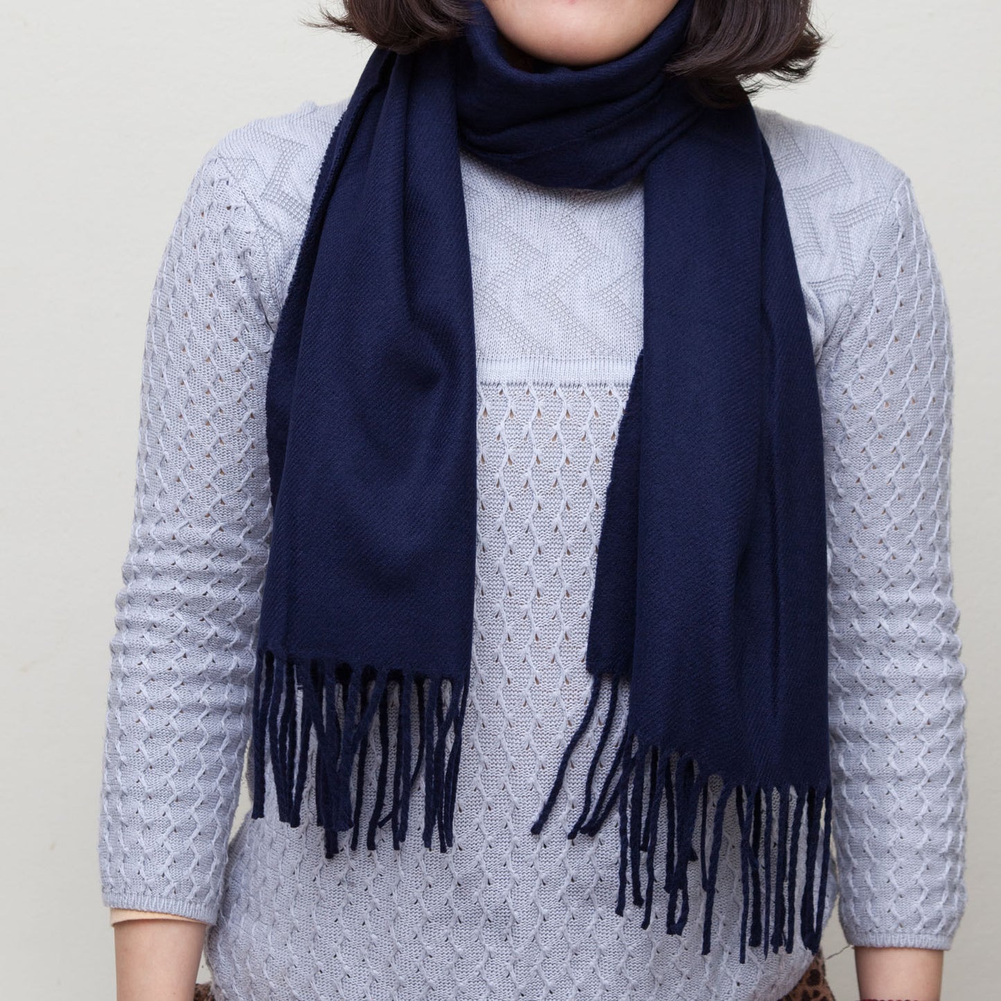 School Wool Like School Scarf - Pantsnsox