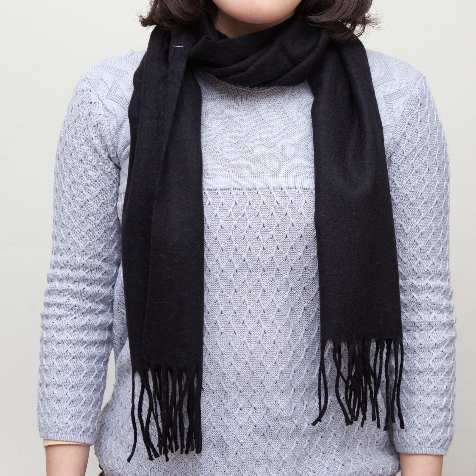 School Wool Like School Scarf - Pantsnsox