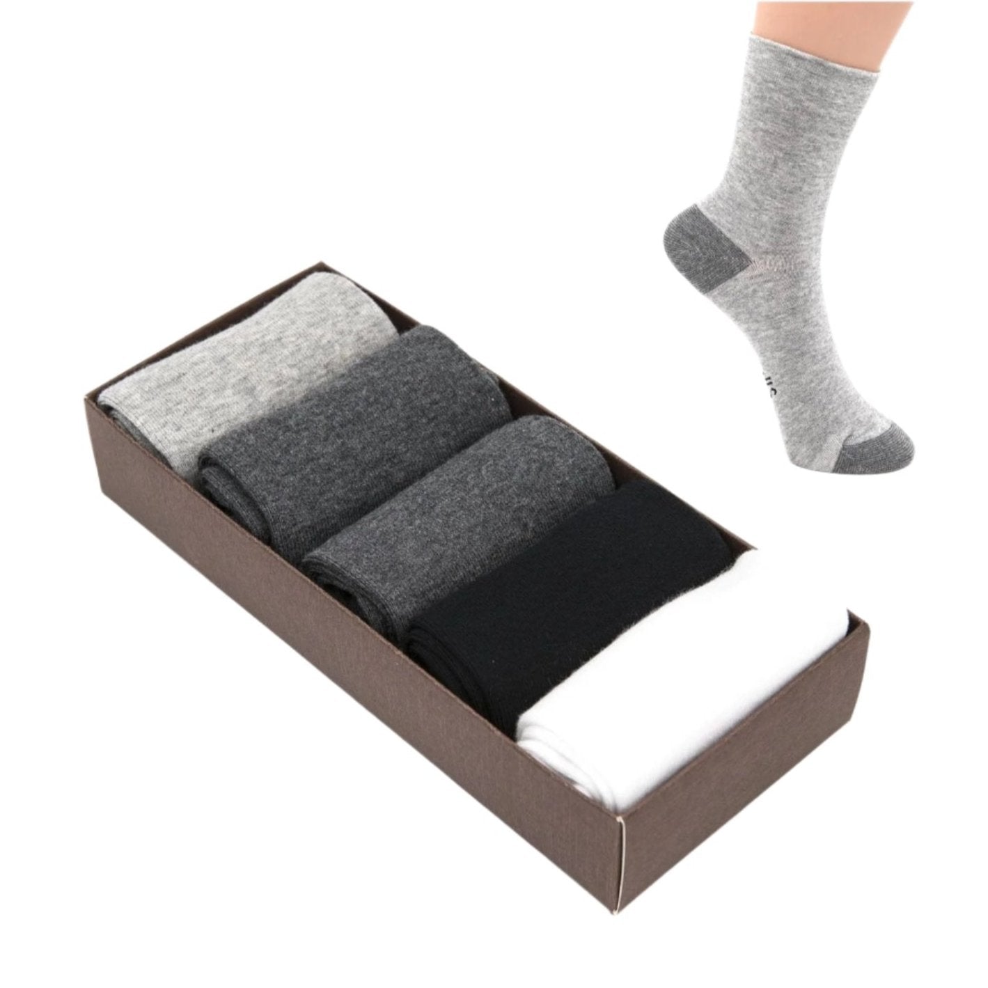 Men Antibacterial Socks Gift Box - Pantsnsox