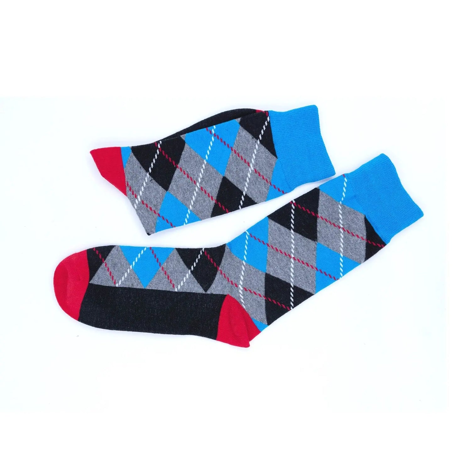 Argyle Diamond Socks - Pantsnsox