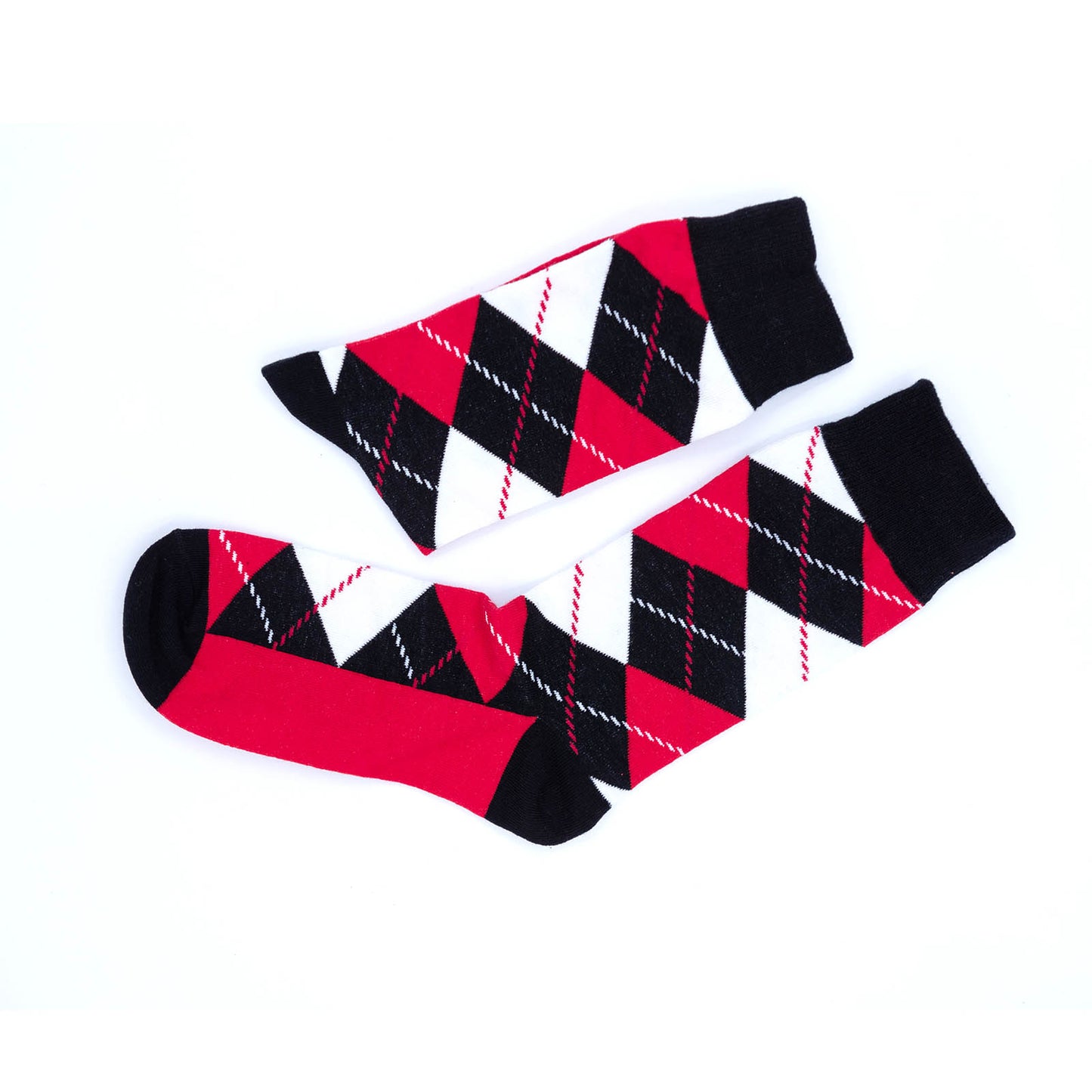 Argyle Diamond Socks - Pantsnsox