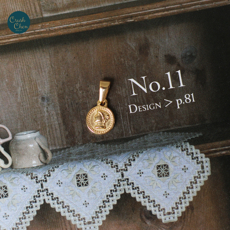 Gold Plated Roman Coin Pendant - Pantsnsox