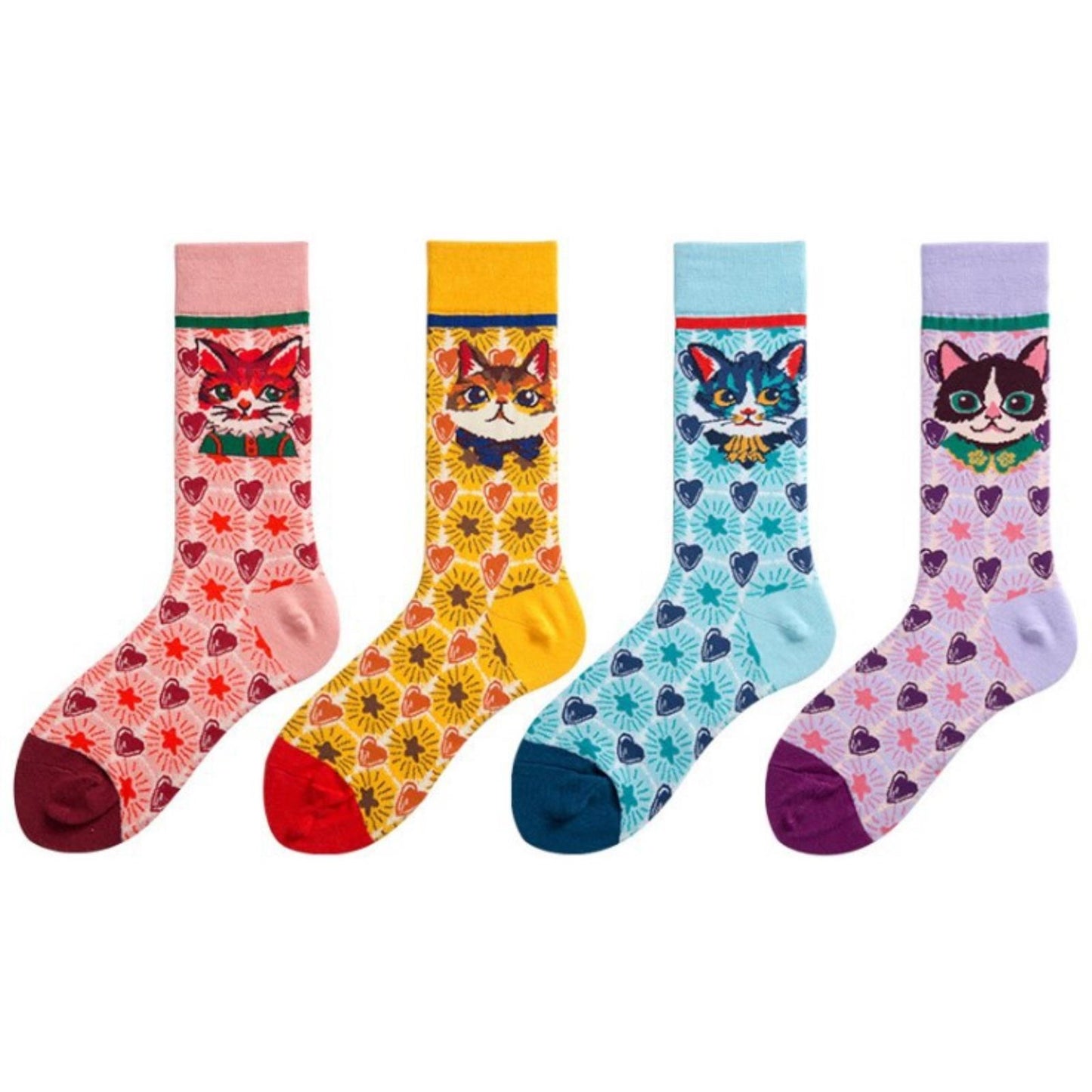 Cat Face Socks - Pantsnsox