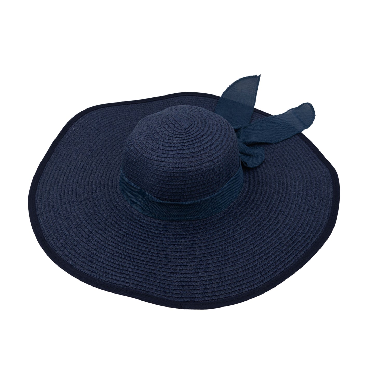 Ultra Wide Brim Blue Women's Beach Hat - Pantsnsox