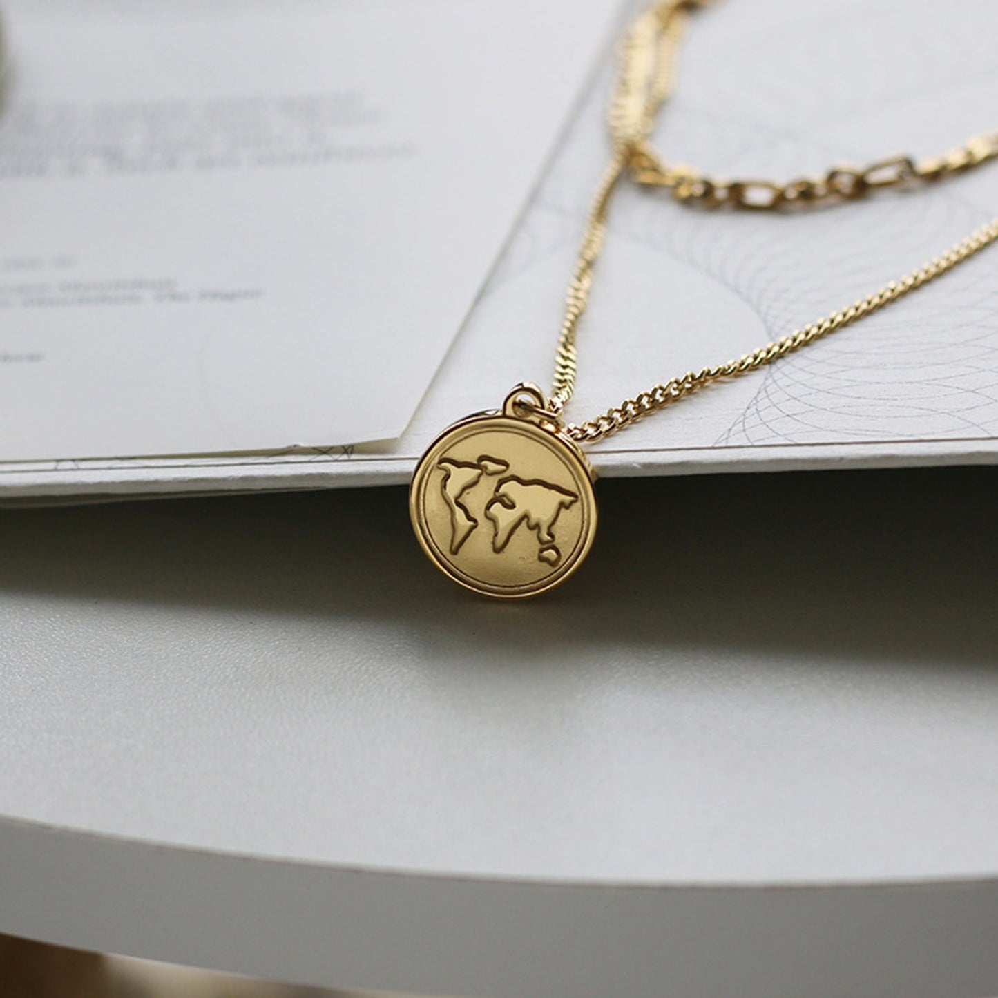Earth Double Chain Necklace - Pantsnsox