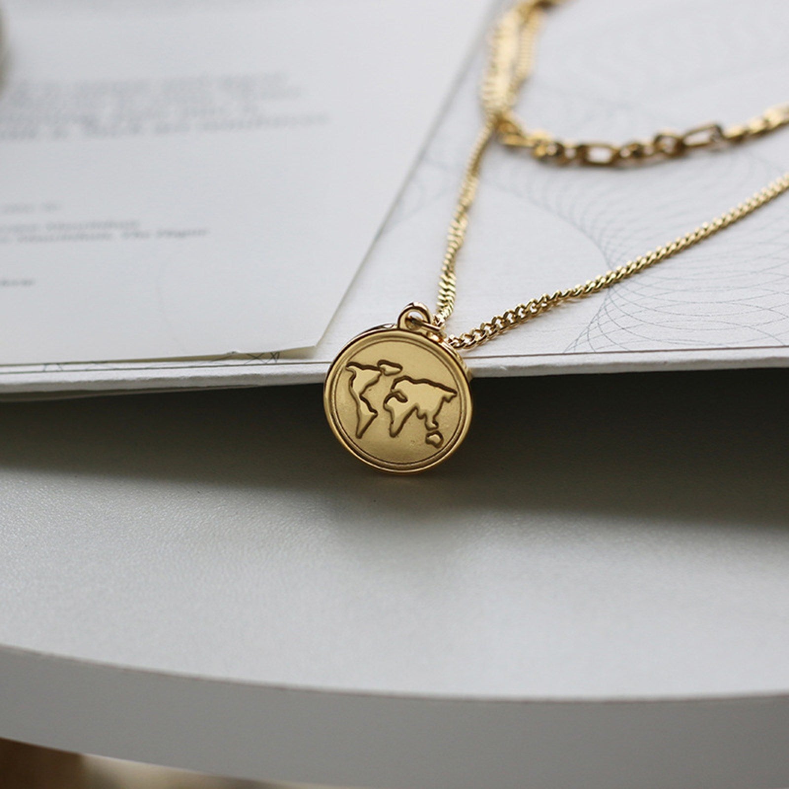 Earth Double Chain Necklace - Pantsnsox