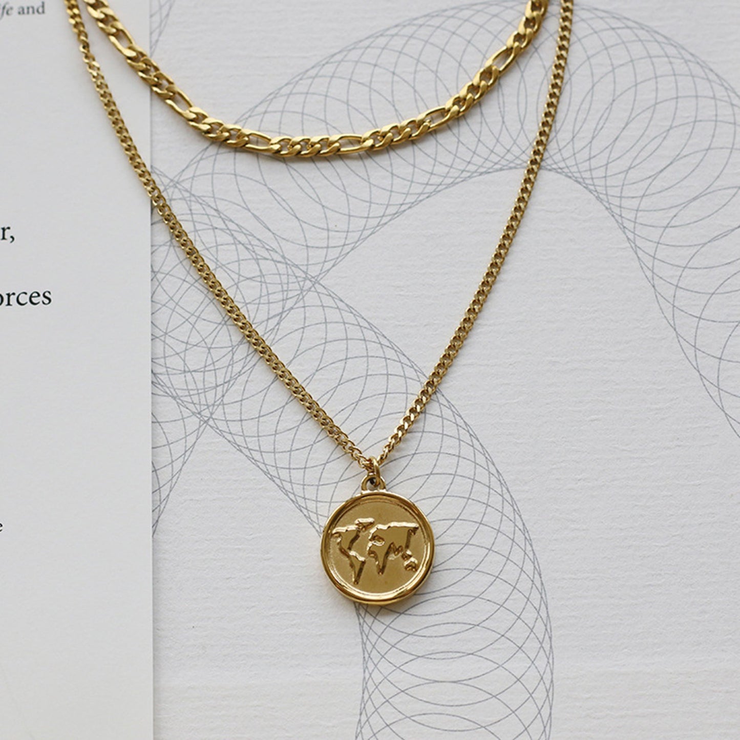 Earth Double Chain Necklace - Pantsnsox