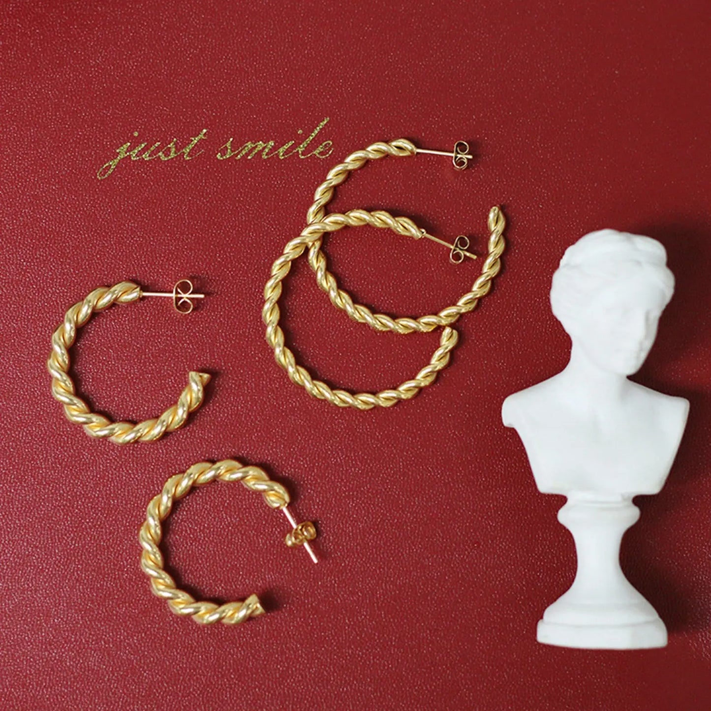 Twisted Hoop Earrings Crushes.