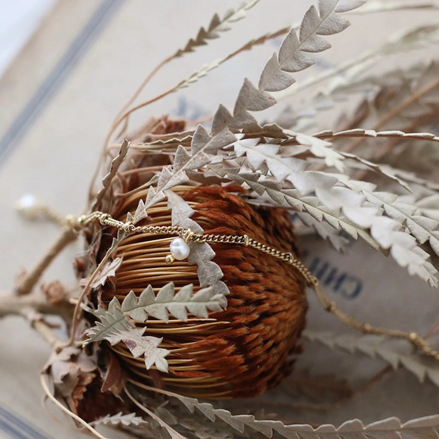 Nature Freshwater Pearl Bracelet Crushes.