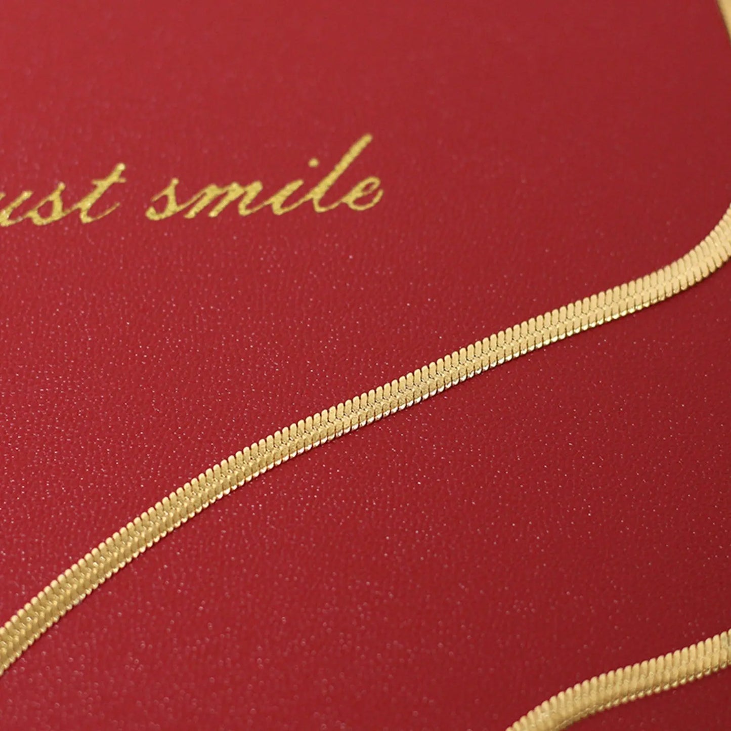 Snake flat and Trace Chain Necklace Crushes.