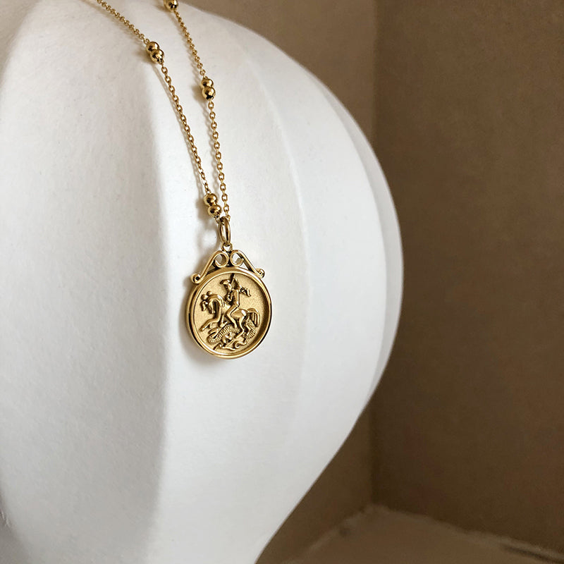 Horseman Pendant  Necklace - Pantsnsox