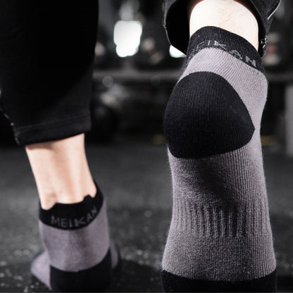 Breathable Cotton 6 Pack Socks Sports Running Toe socks Pantsnsox Midweight Mini Crew Unisex Toesocks