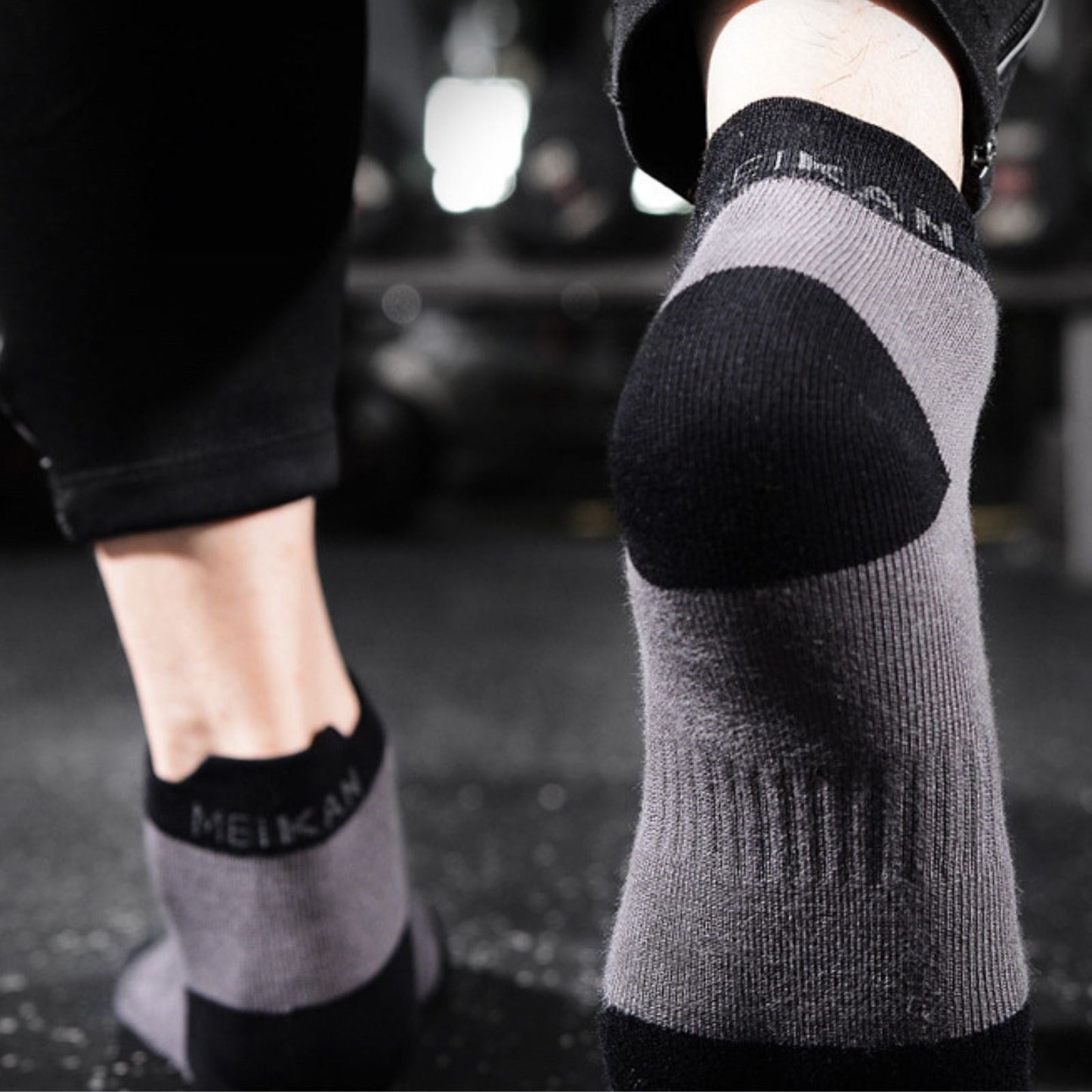 Breathable Cotton 6 Pack Socks Sports Running Toe socks Pantsnsox Midweight Mini Crew Unisex Toesocks