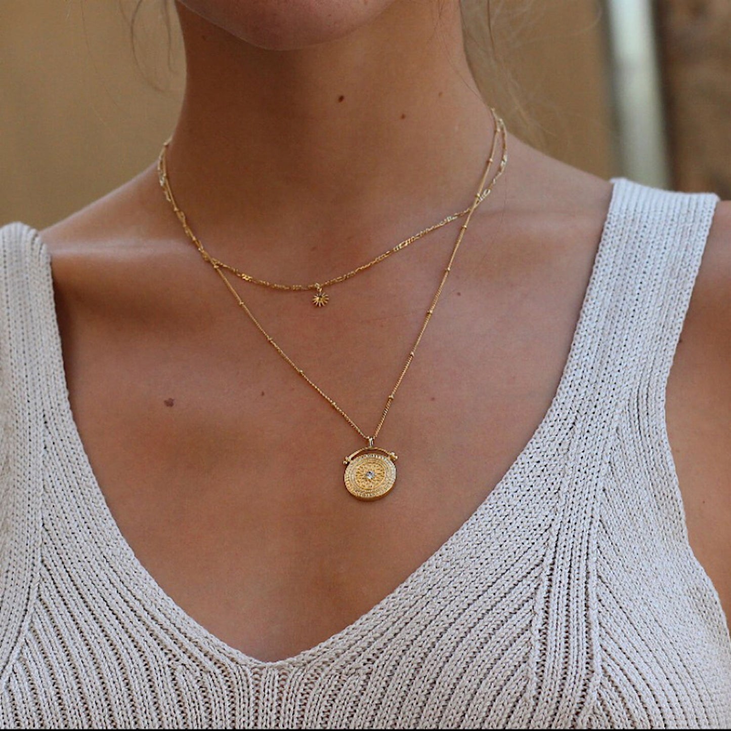 Plated Voyager Necklace - Pantsnsox