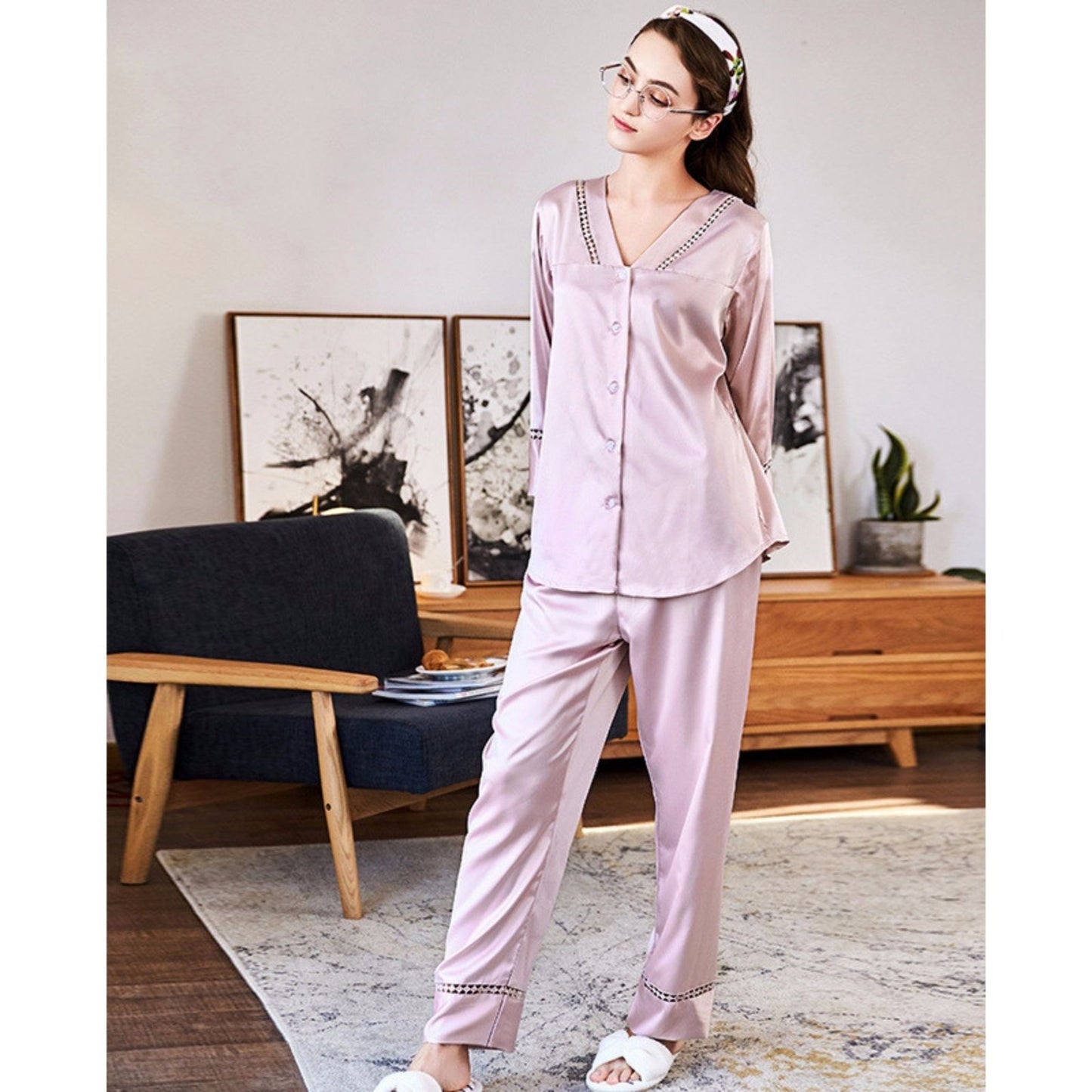 Long Sleeve Pajama Set - Pantsnsox