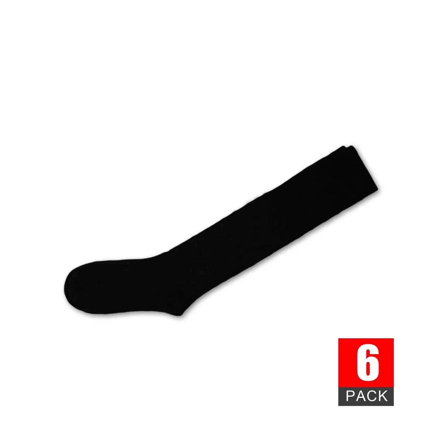 Girls Black School Knee High Socks - Pantsnsox