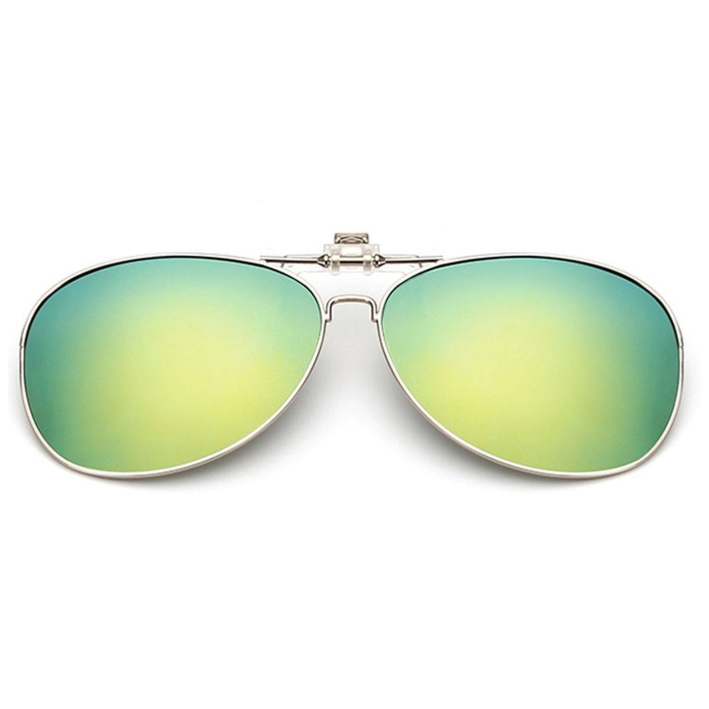 Clip on Flip up Aviator Sunglasses For Mens Womens UV 400