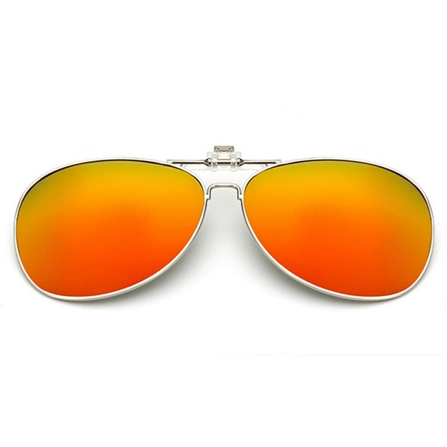 Clip on Flip up Aviator Sunglasses For Mens Womens UV 400