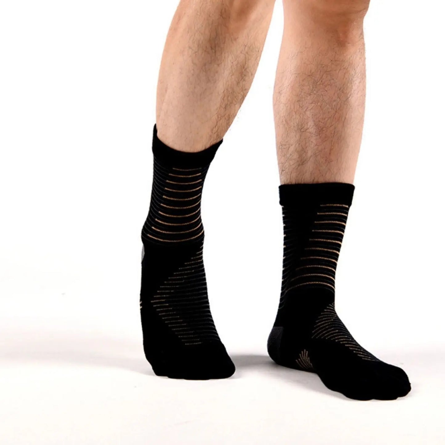 Coolmax Compression 3 Pairs Ankle Toe Socks Meikan