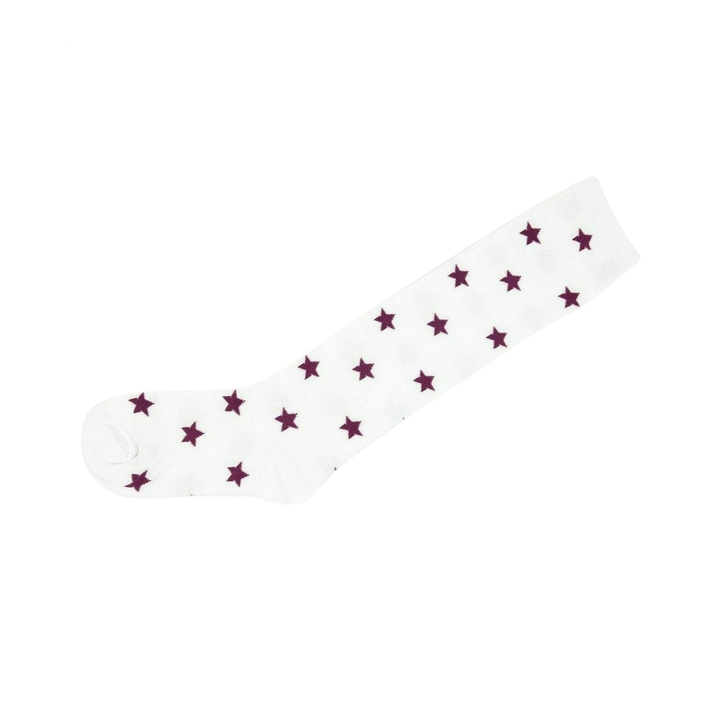 Star Knee High Socks Cotton Stocking