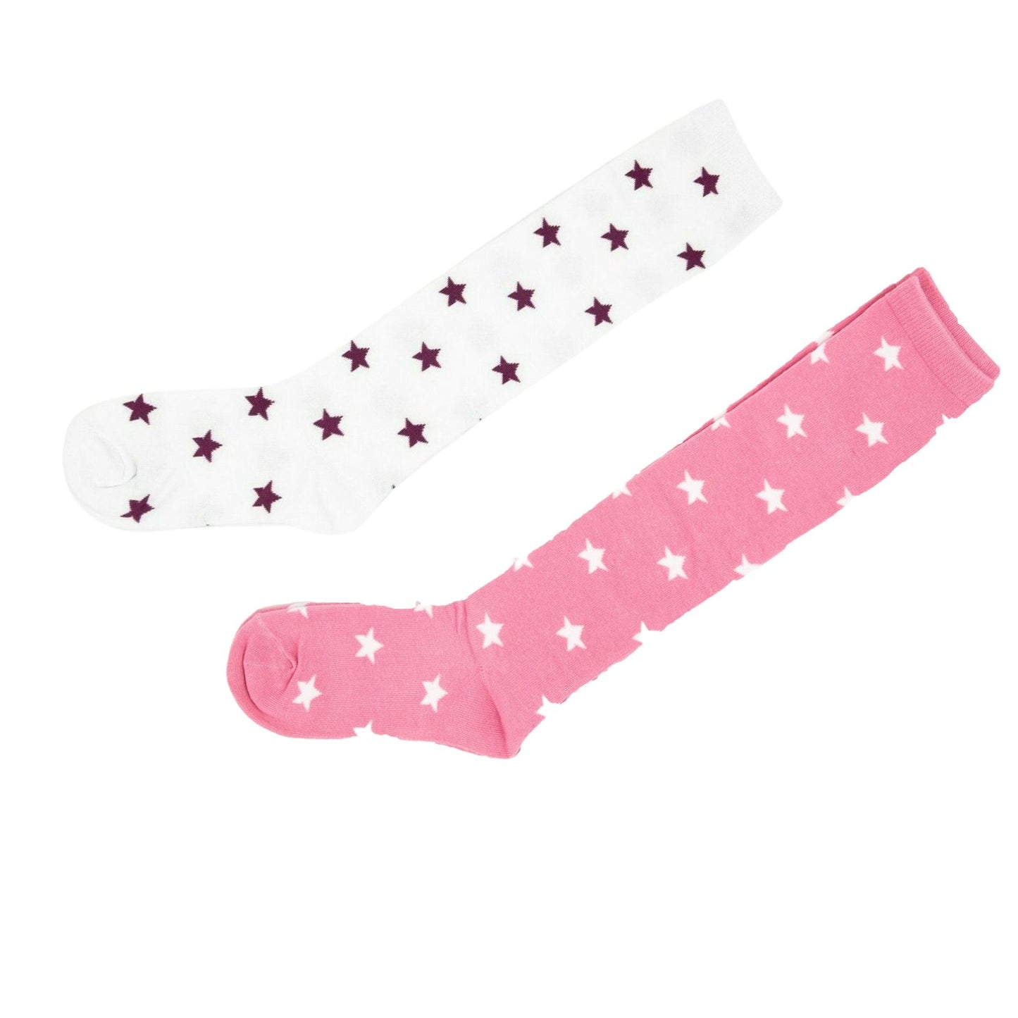Star Knee High Socks Cotton Stocking