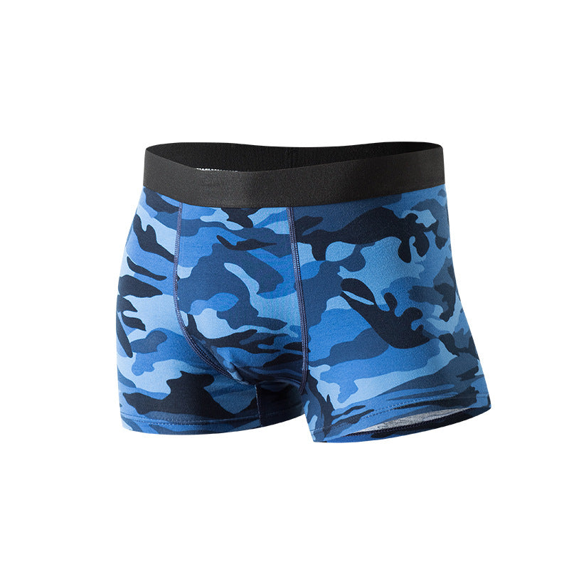 Mens 5 Pairs Camouflage breathable Boxer Underwear