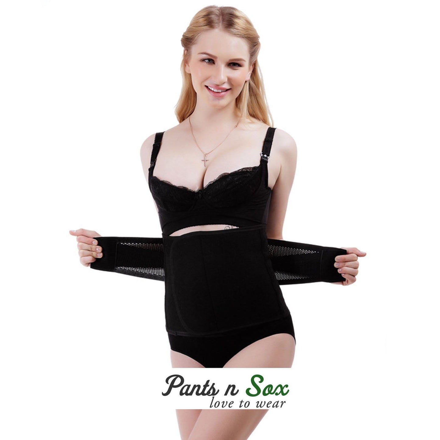Postpartum Postnatal Abdominal Support Belly Belt After Pregnancy Wrap Staylace - Pantsnsox