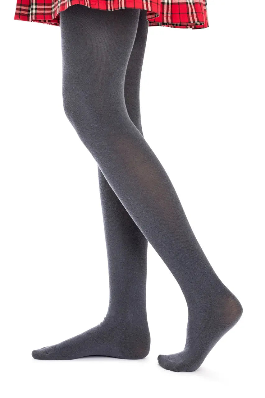 Winter School Cotton Tights - Black Pantsnsox