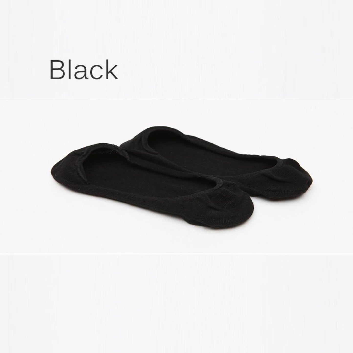 Womens No Show Cotton Socks Ladies Invisible Boat Socks Black Pink Gray - Pantsnsox