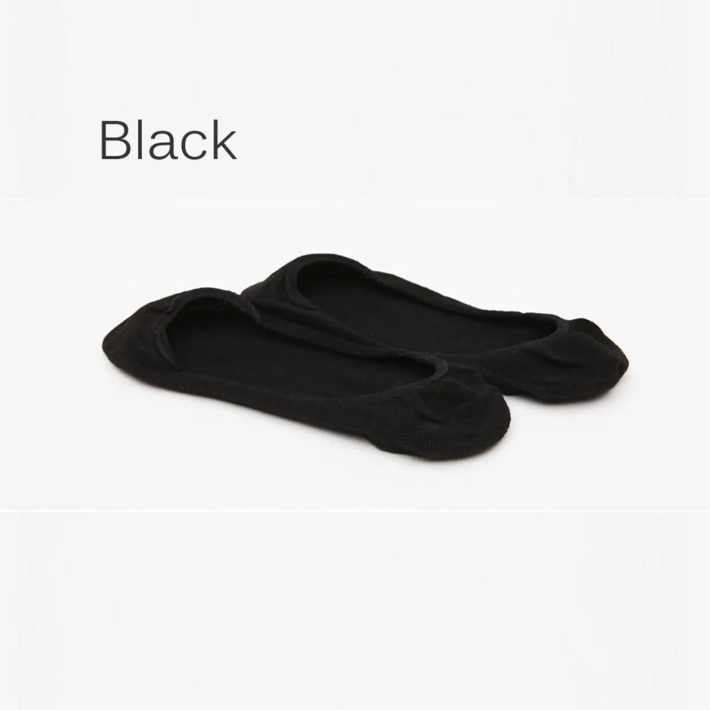 Womens No Show Cotton Socks Ladies Invisible Boat Socks Black Pink Gray - Pantsnsox