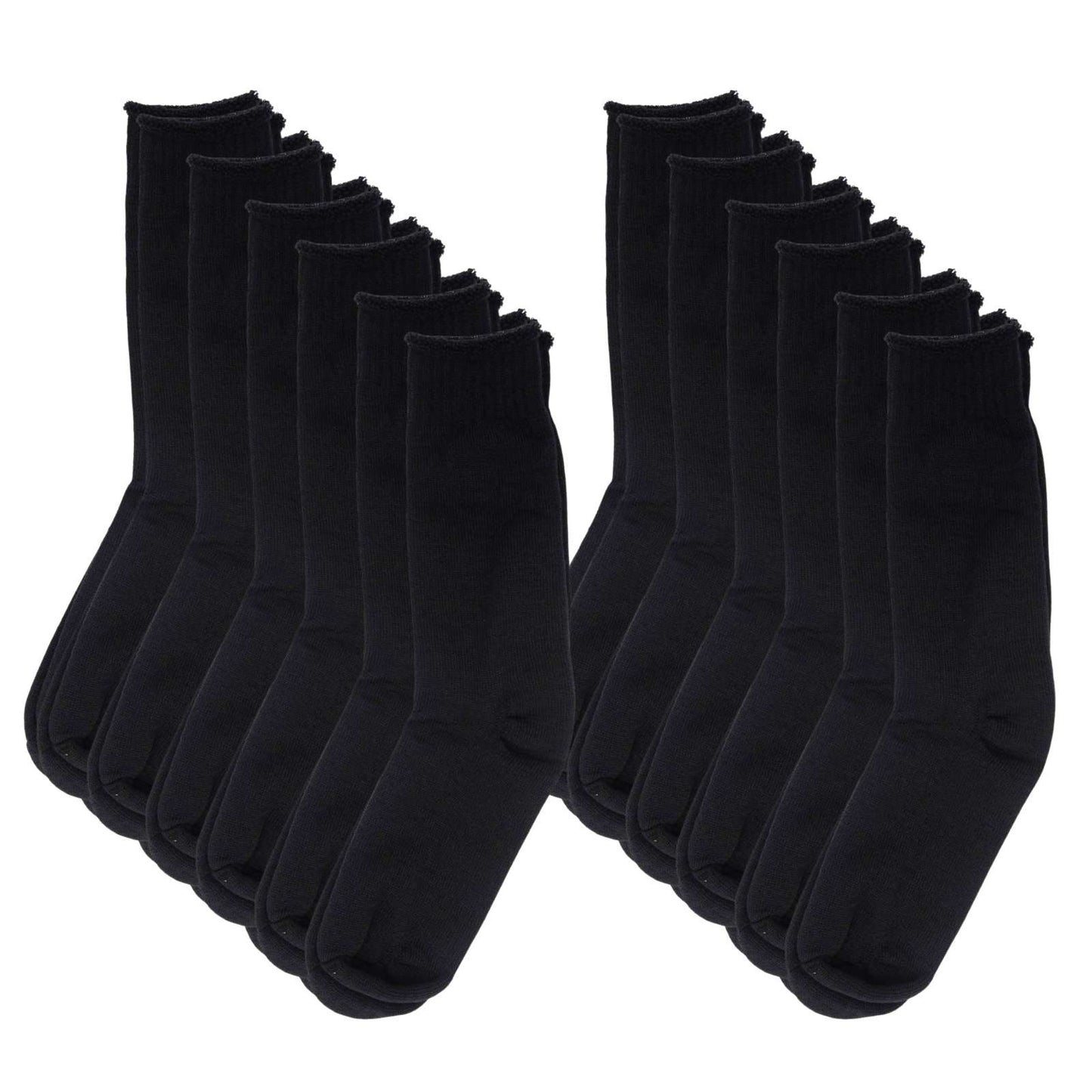 12 Pairs Extra Thick Woollen Blend Work Socks