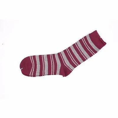 Womens Design Double Striped Pattern Women Size 2-8 Cotton Crew Socks - Pantsnsox