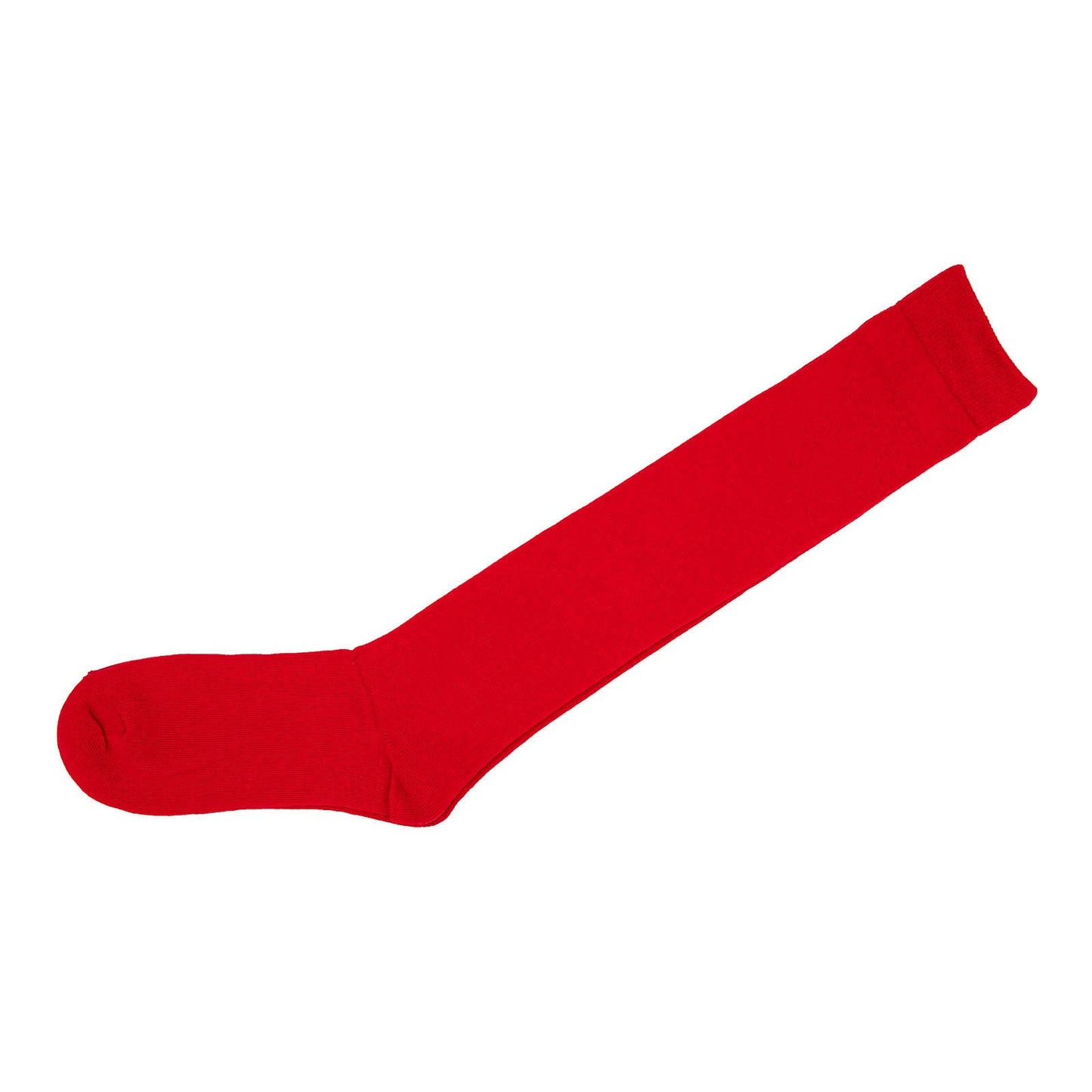 Womens Ladies Over The Knee Cotton Socks Orange Red 2-8 Cotton Stocking - Pantsnsox