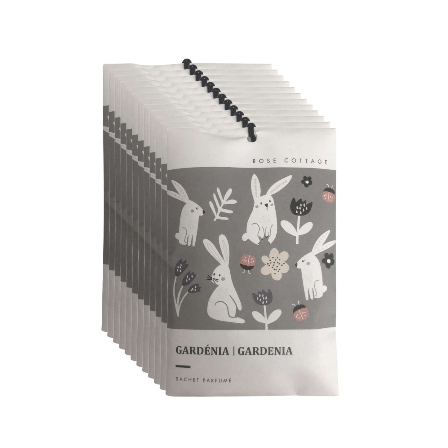 Animal Pattern 12Pack Hanging Fragrance Sachet Rose Cottage Air Freshener